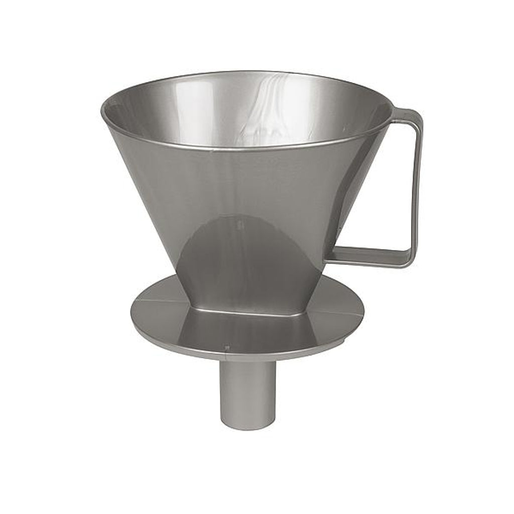 Plast Team - Koffiefilter houder - Tuit - Kunststof - Zilver