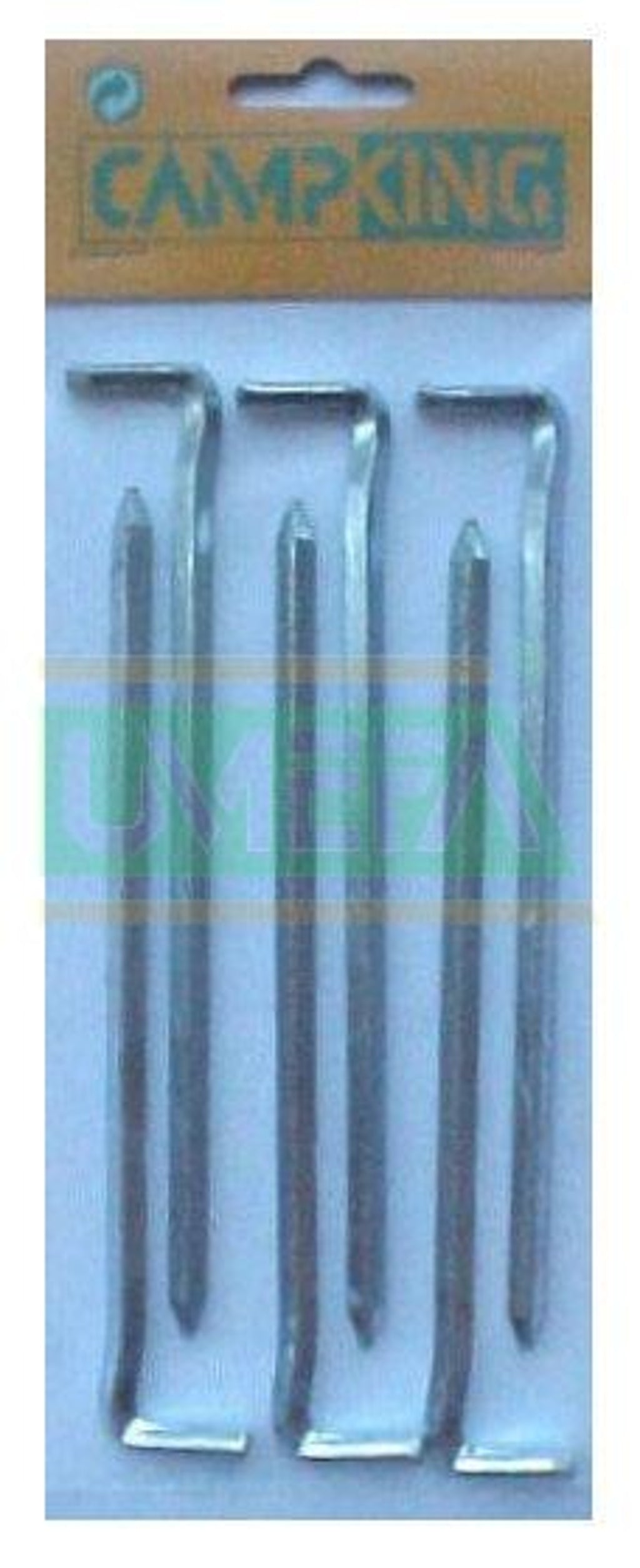 Campking 6 Grondpen vierkant 16 cm. x 5 mm.