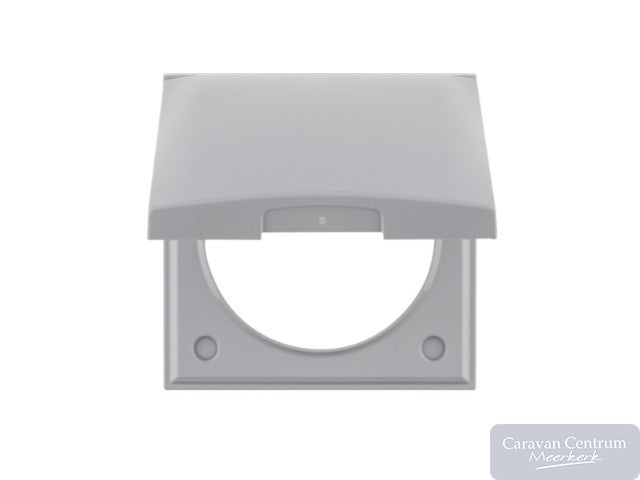 Berker Afdekraam Enkel m. klep Grijs