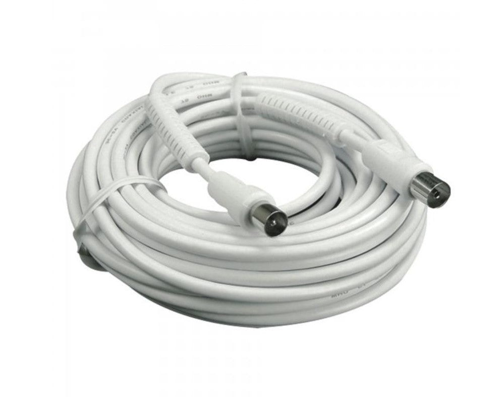 Coaxkabel 2,5 mtr male/female stekker