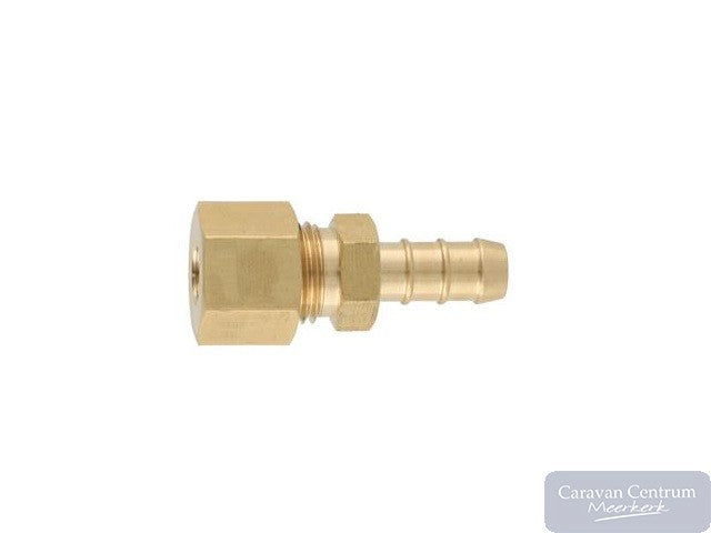 Gimeg slangpilaar met knelkoppeling 6/8 mm