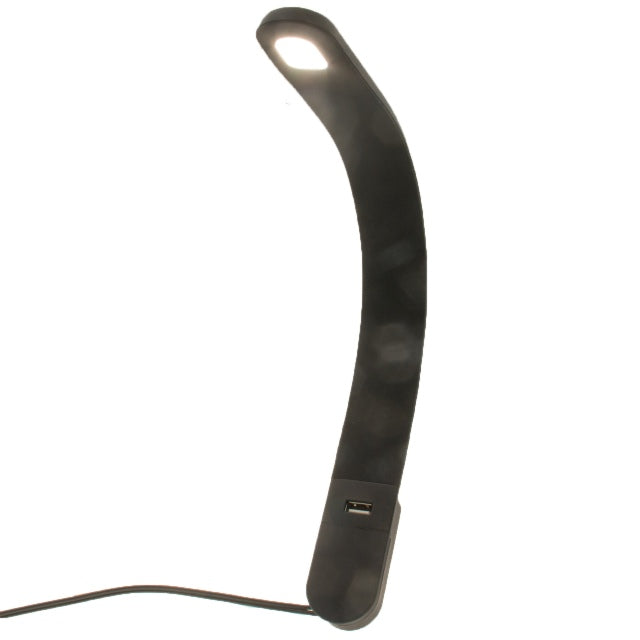 BBA León flex LED 12V 1.2W 4100K 80lm USB zwart (1x)