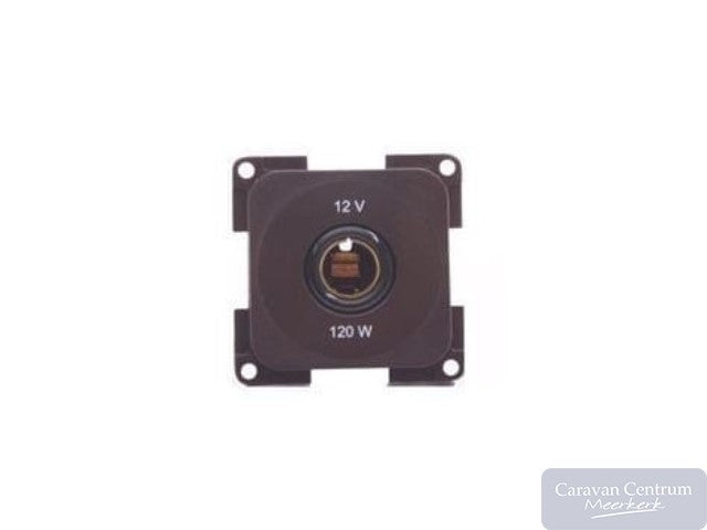 Presto Contactdoos Inbouw 12V Bruin