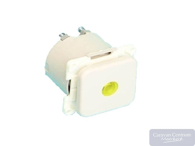 Presto Wipschakelaar m. Lamp Inbouw Wit