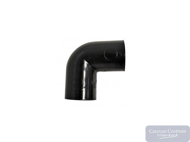 Reich Hoekstuk 90 graden PE zwart