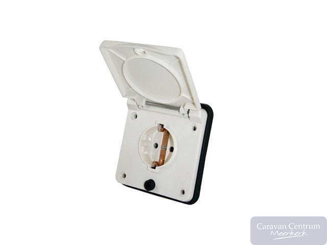 SCHUKO WANDCONTACTDOOS WIT