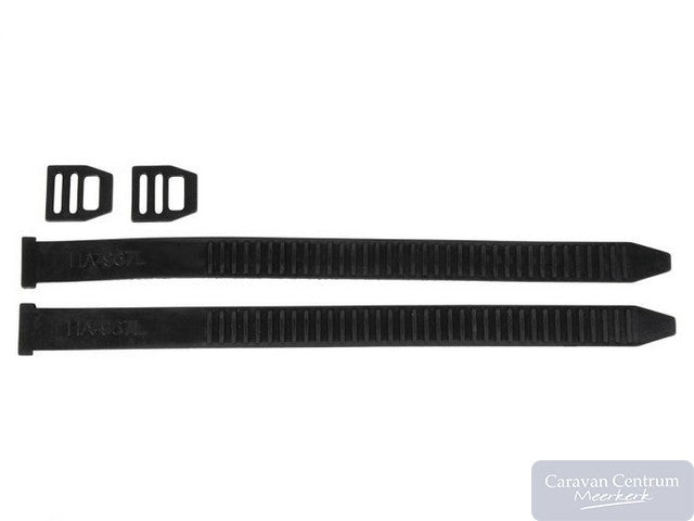 SET 2X SPANRIEM 34cm + 2X GESP, Skin