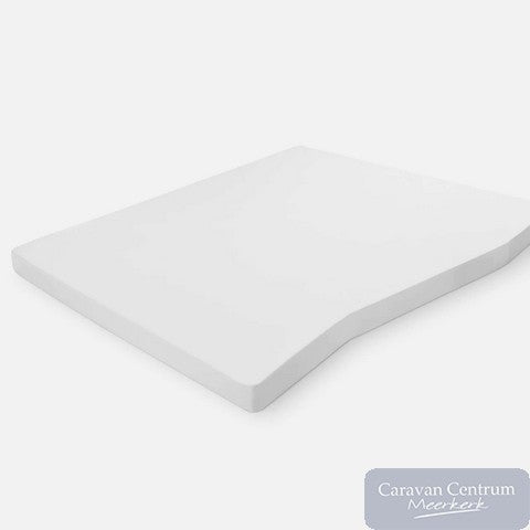 Walra jersey hoeslaken hefbed/dwarsbed wit