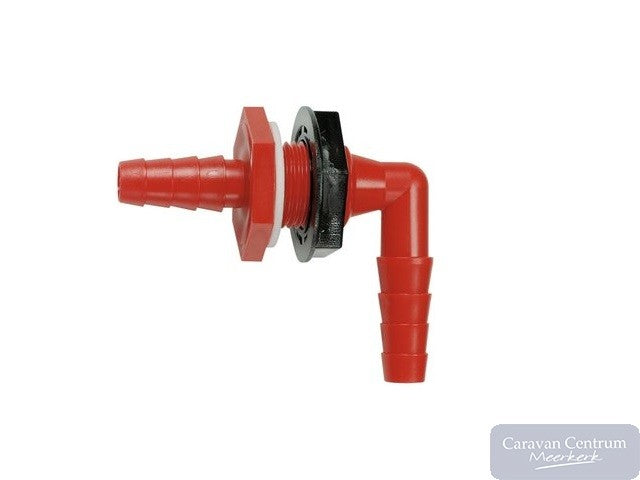 Watertankdoorvoer rood 10/12mm