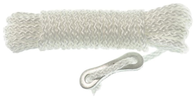 Campking 4 Scheerlijn 3 mm. 4 mtr. + driegatsspanner : nylon