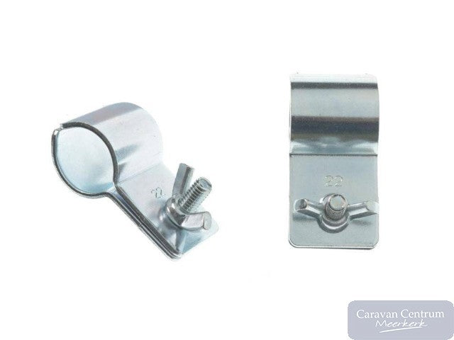 Campking 2 Daksteunklem 22 mm.