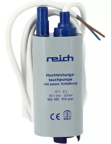 Reich dompelpomp met ontluchting 12v-18L