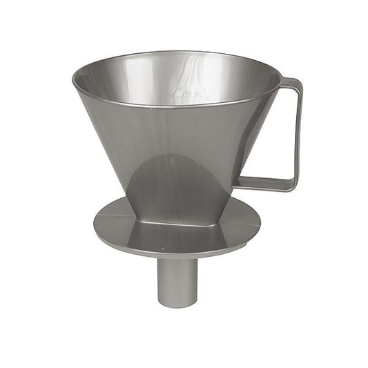 Plast Team - Koffiefilter houder - Tuit - Kunststof - Zilver