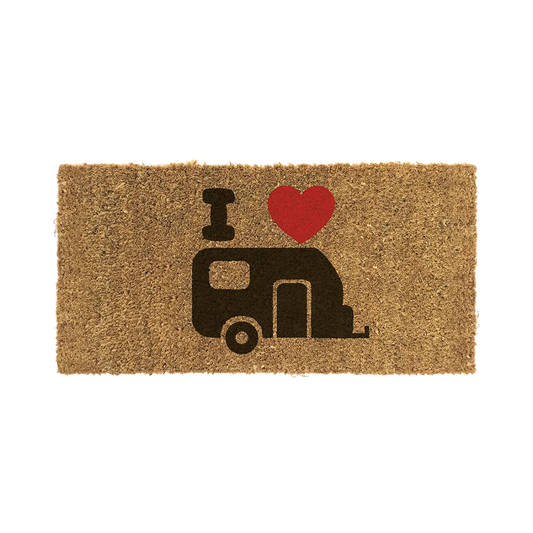 deurmat kokos i love my caravan 25 x 50 cm