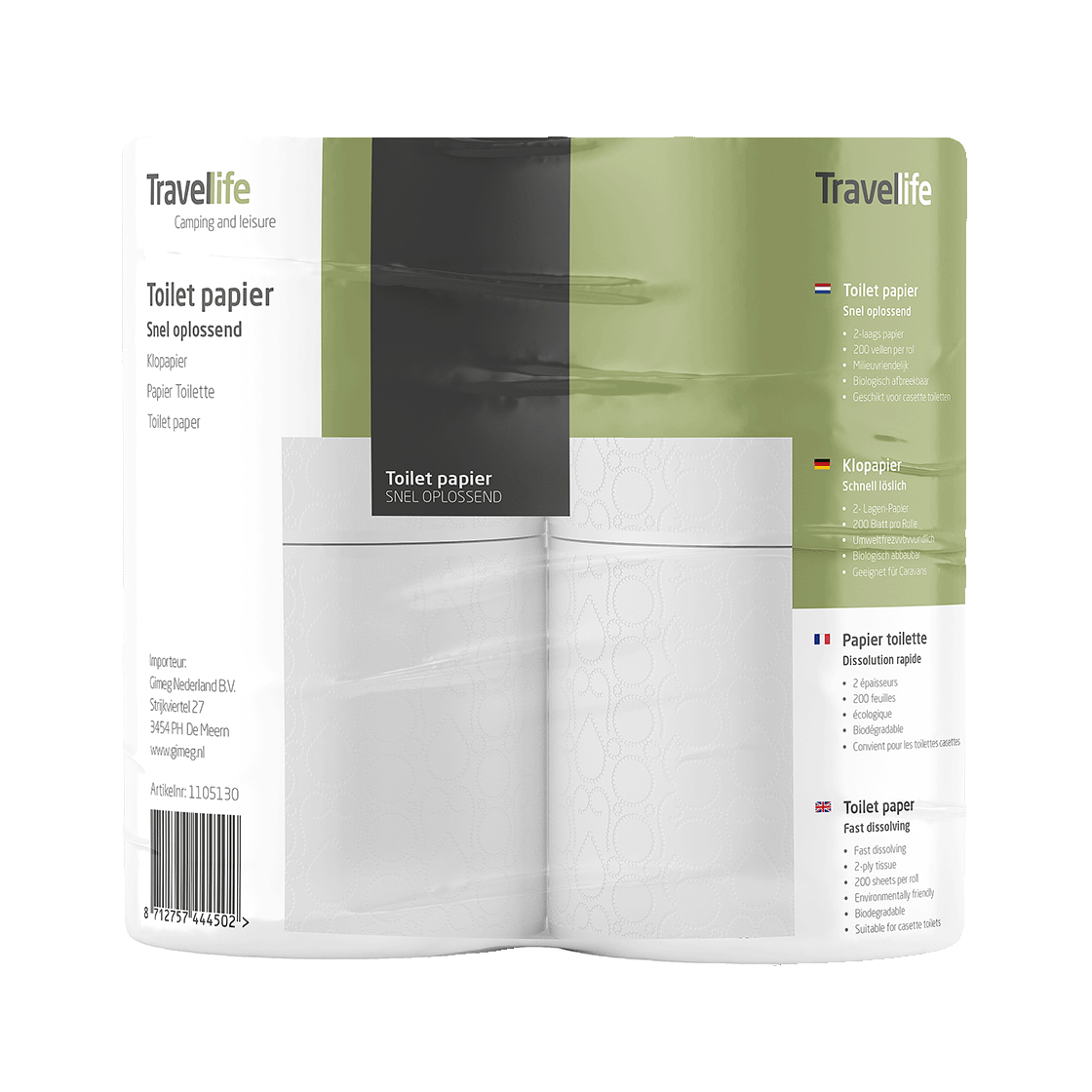 Travellife toiletpapier 4 rollen