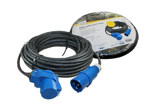 Haba VERLENGKABEL CEE/HAAKSE KOPPELING 30mtr, seal