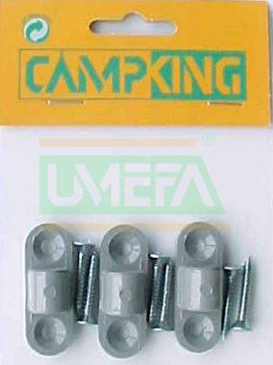 Campking 3 Framebevestigingsoog verticaal + 6 schroeven : kunststof