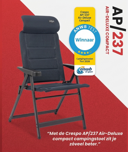 Crespo AP-237 Air-Deluxe compact standen stoel grijs