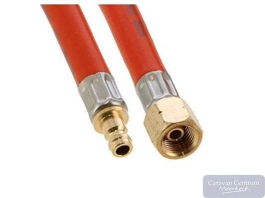 Gimeg PVC 1/4 links x quick release 3 meter gasslang