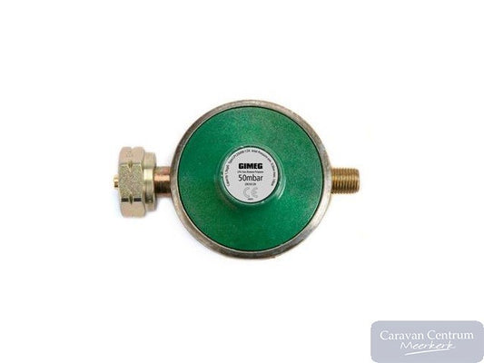 Gimeg gasdrukregelaar Universeel 50 mbar Kombi X 1/4 inch links