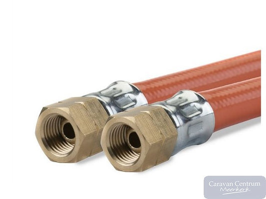 Gimeg gasslang pvc 1/4 inch links binnen x 1/4 inch links binnen 3 m
