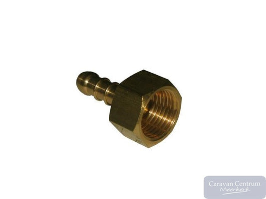 Gimeg slangpilaar 1/2 inch binnen messing
