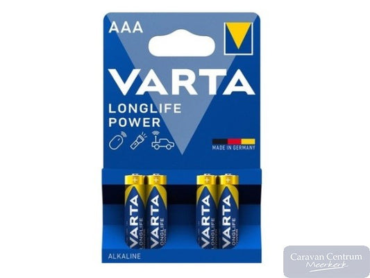 Varta - Batterijen - AAA Micro - High Energy Alkaline - 4 Stuks