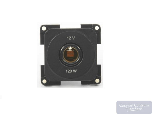 Presto Contactdoos Inbouw 12V Zwart