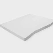 Walra molton hef-/dwarsbed wit